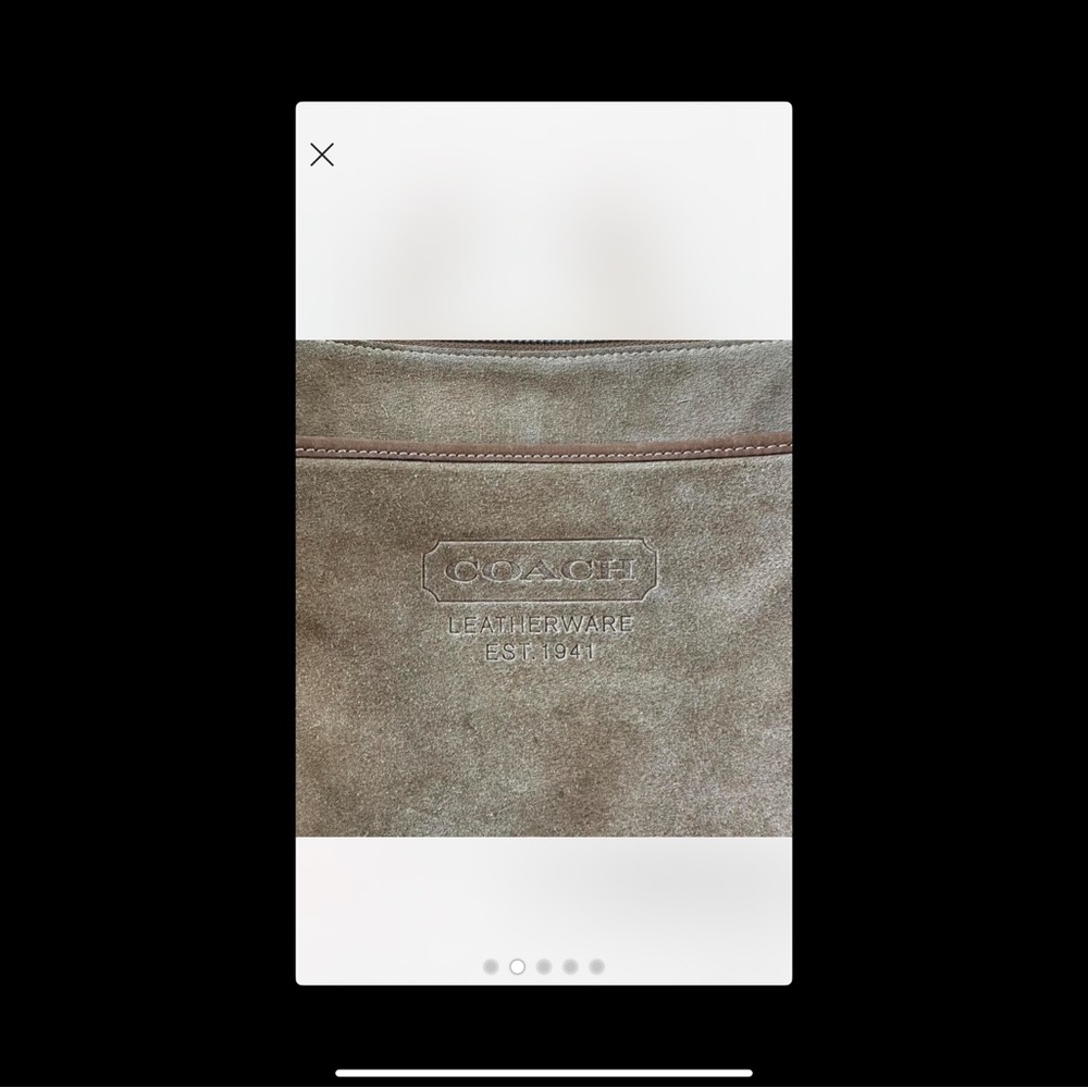 Coach Vintage Suede Crossbody — a gentle reminder of timeless elegance - Picture 2 of 5